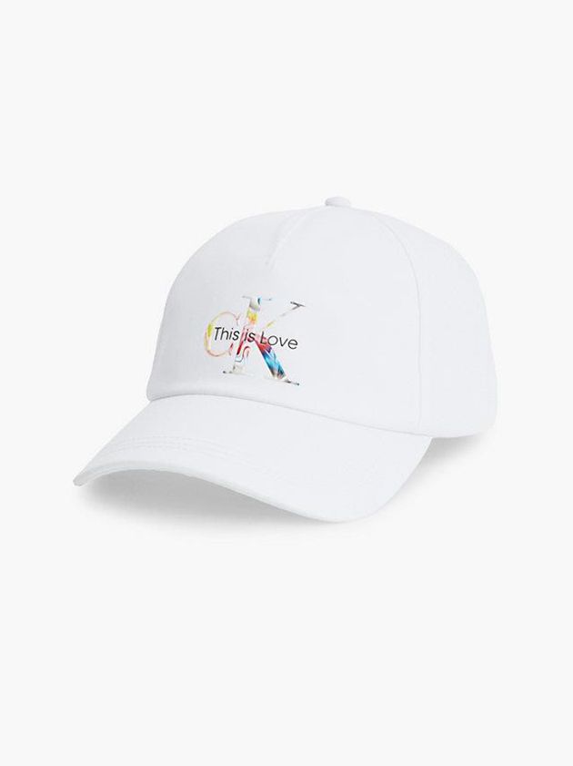 Calvin Klein USA Organic Cotton - Pride Mens Cap White 4129638-KM